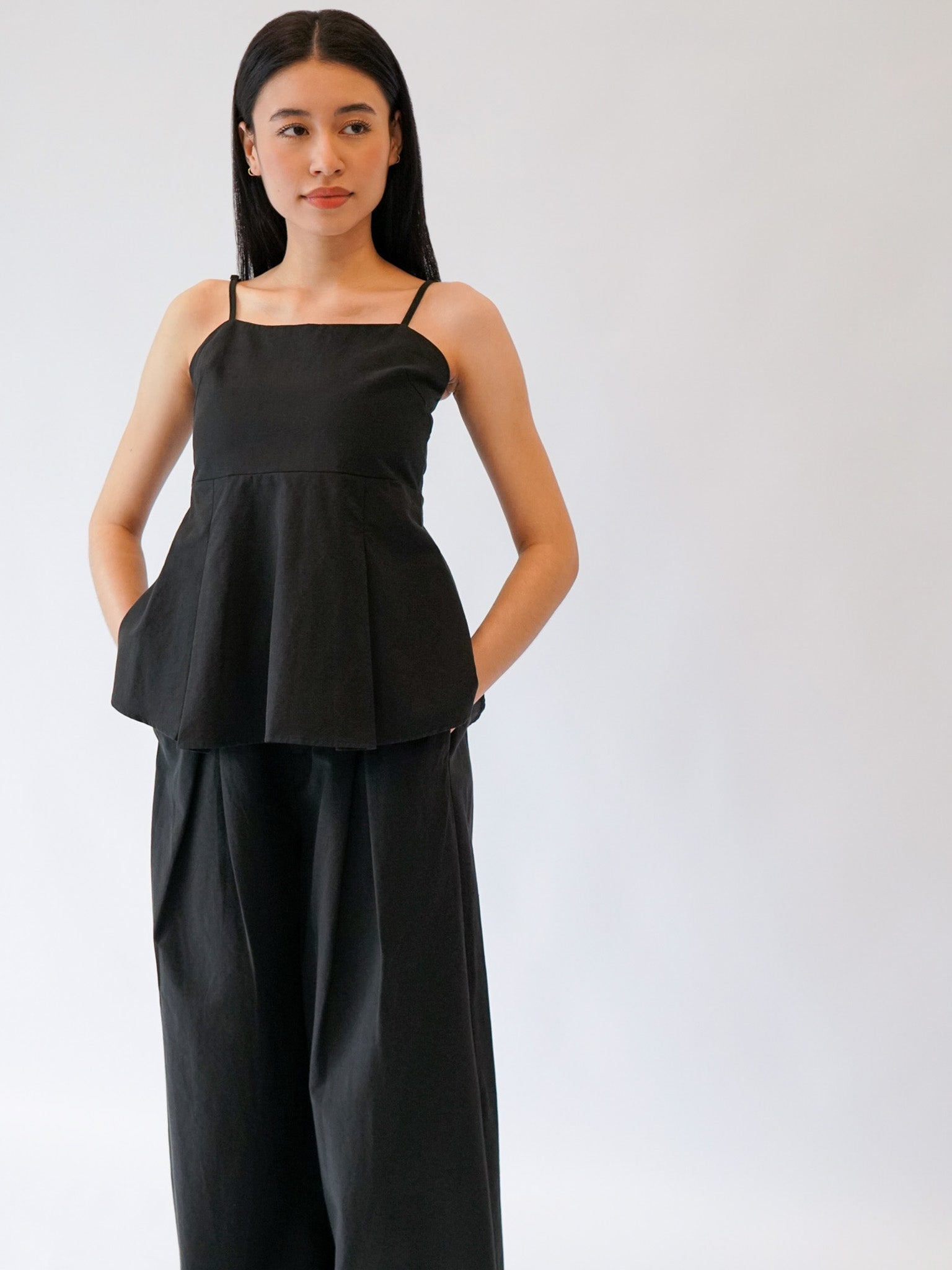 Cotton Peplum Set