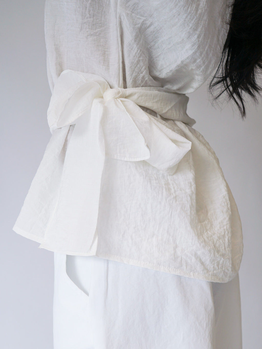 Attached Sash Blouse