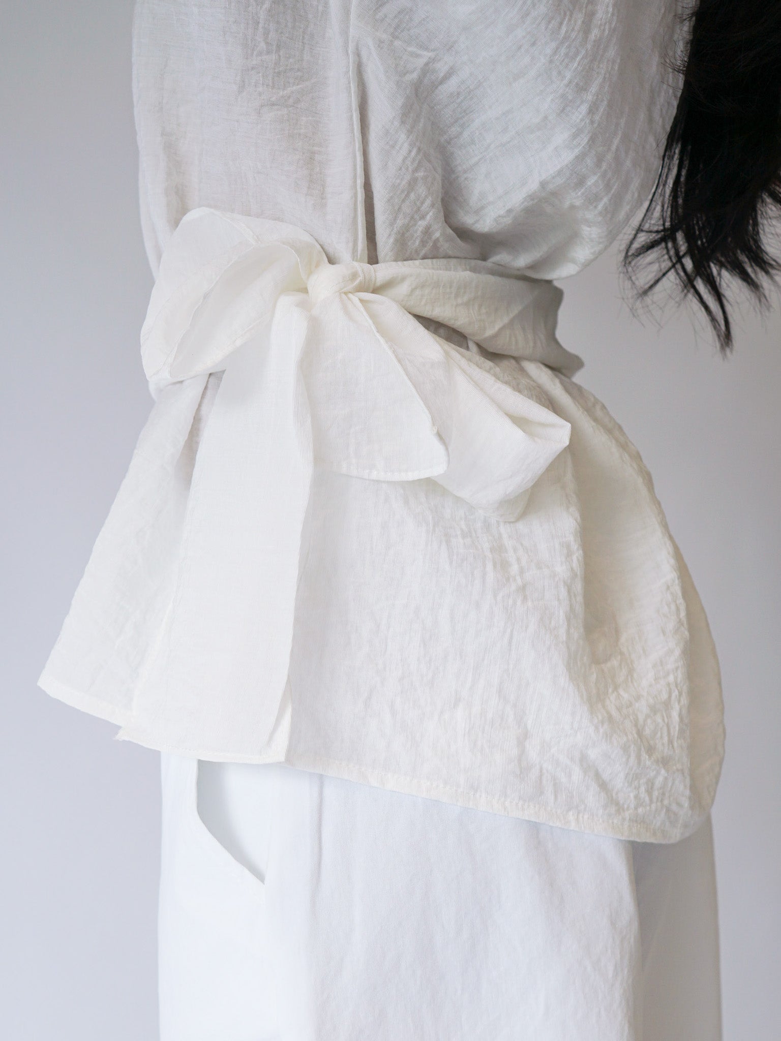 Attached Sash Blouse