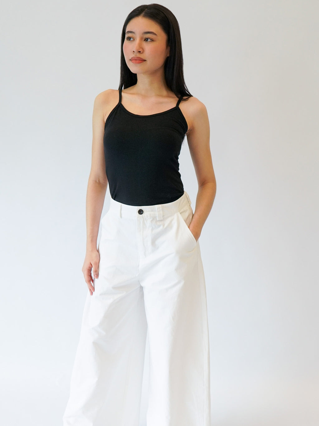 Cotton Barrel Full-Length Pants