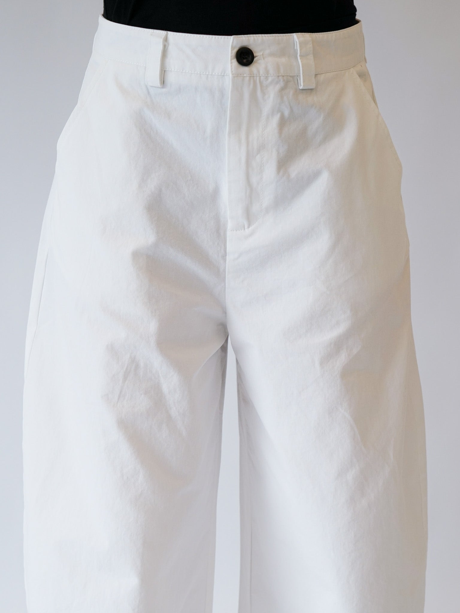 Cotton Barrel Full-Length Pants