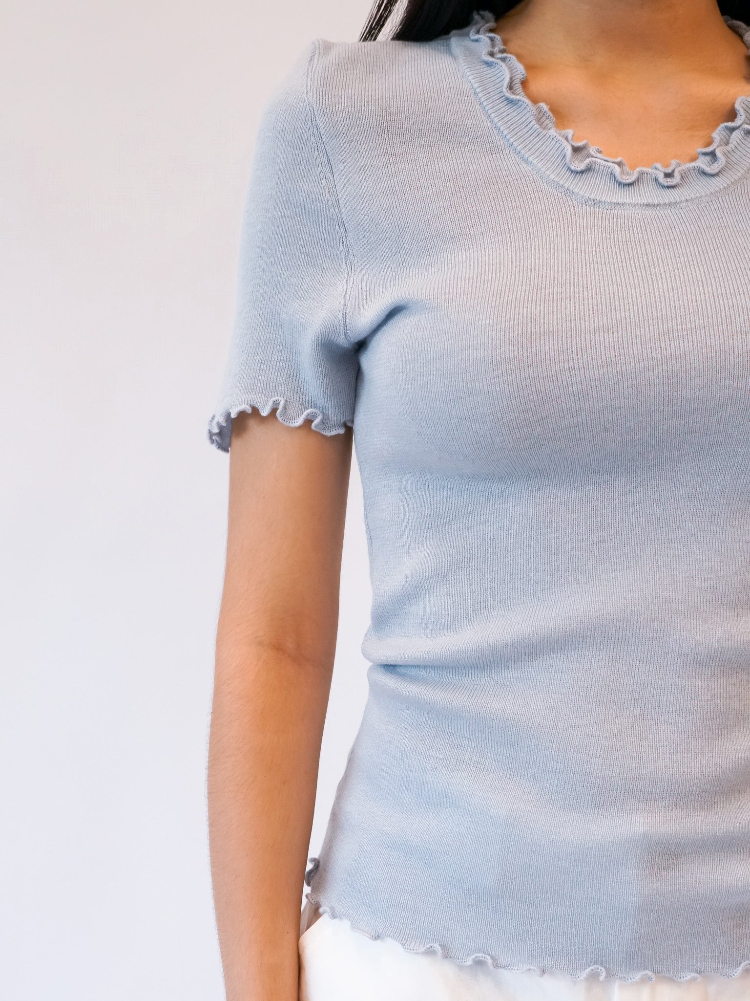 Knit Ruffles Tee