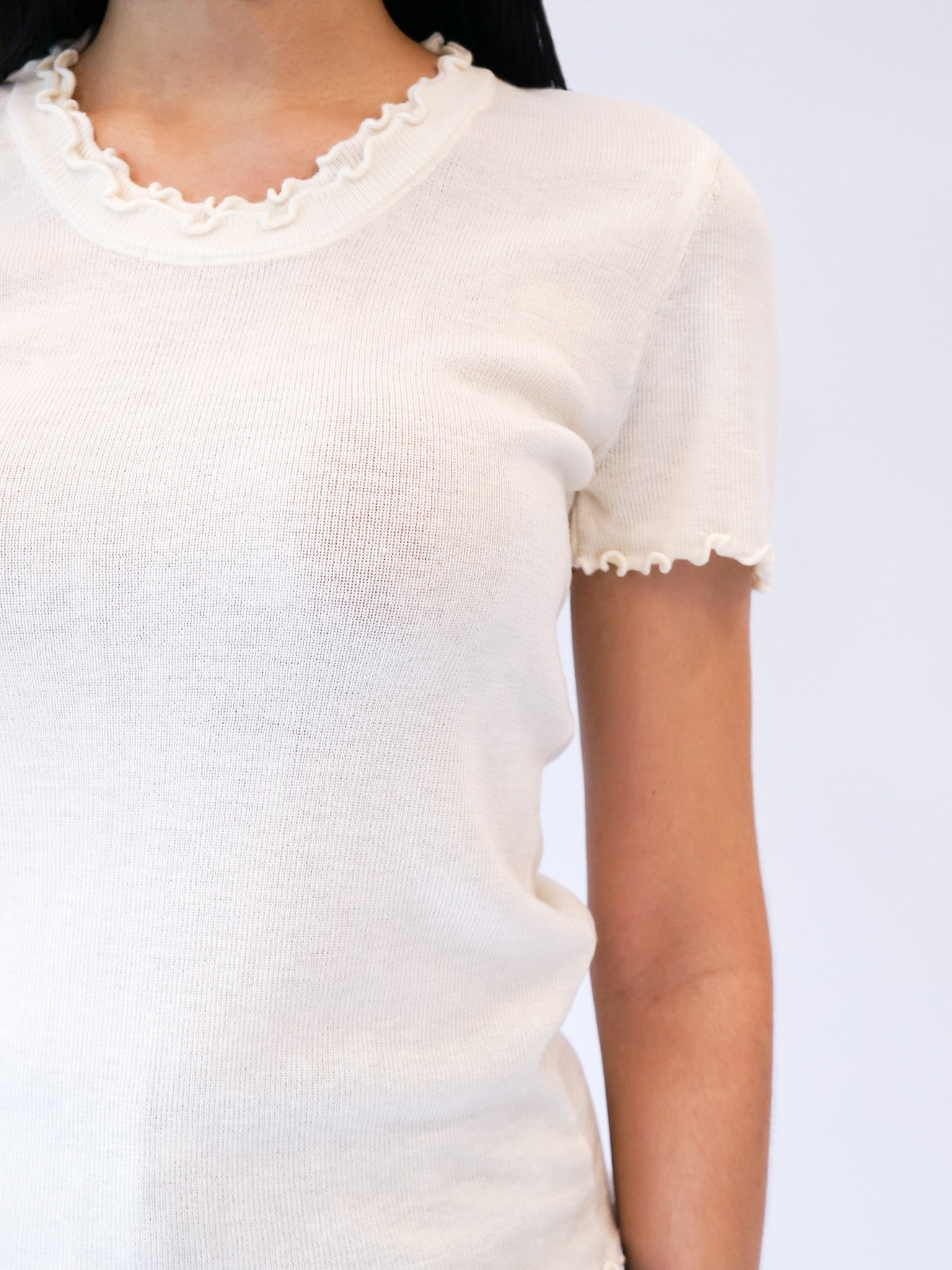 Knit Ruffles Tee