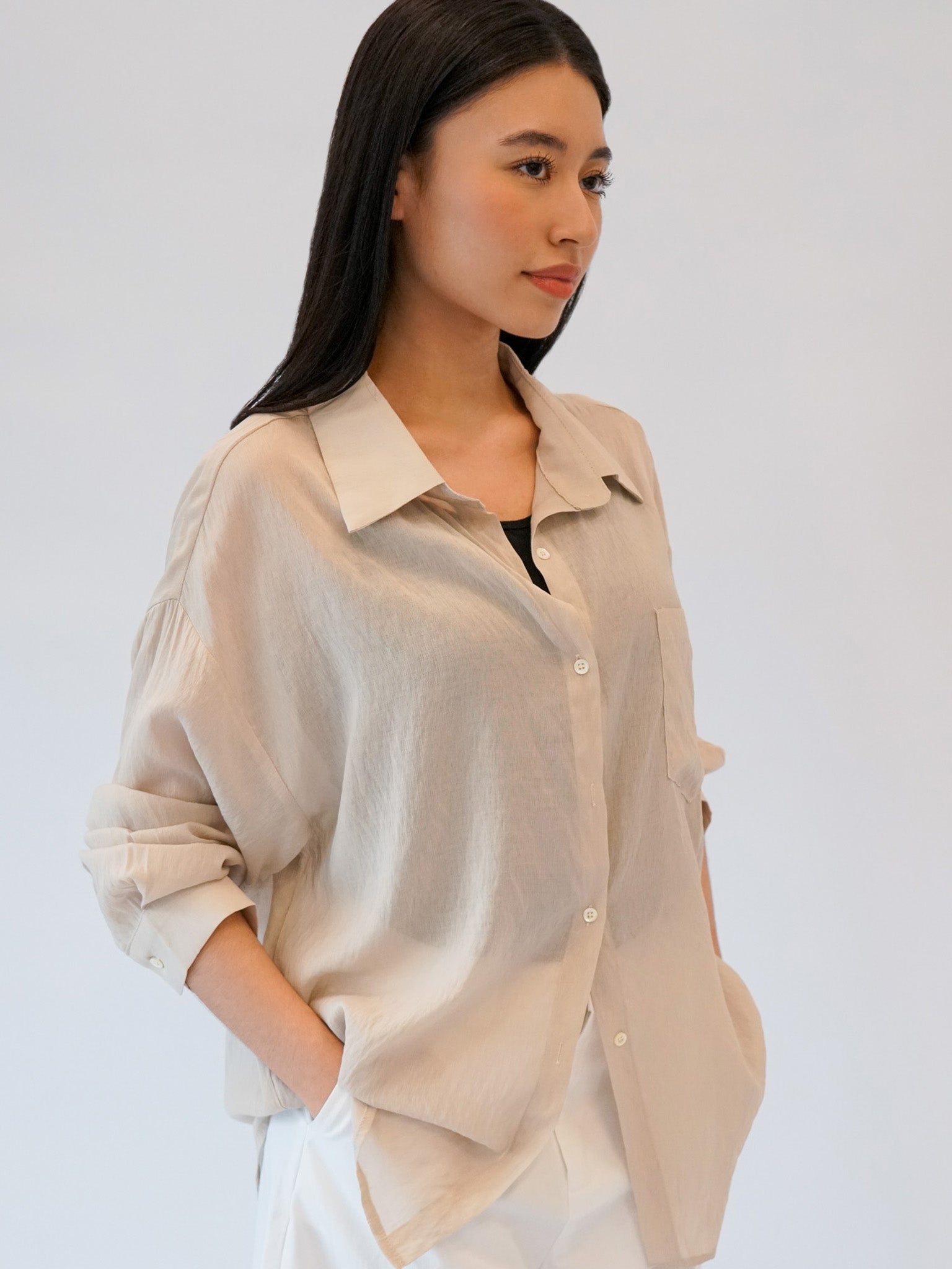 Oversized Collared Shirt