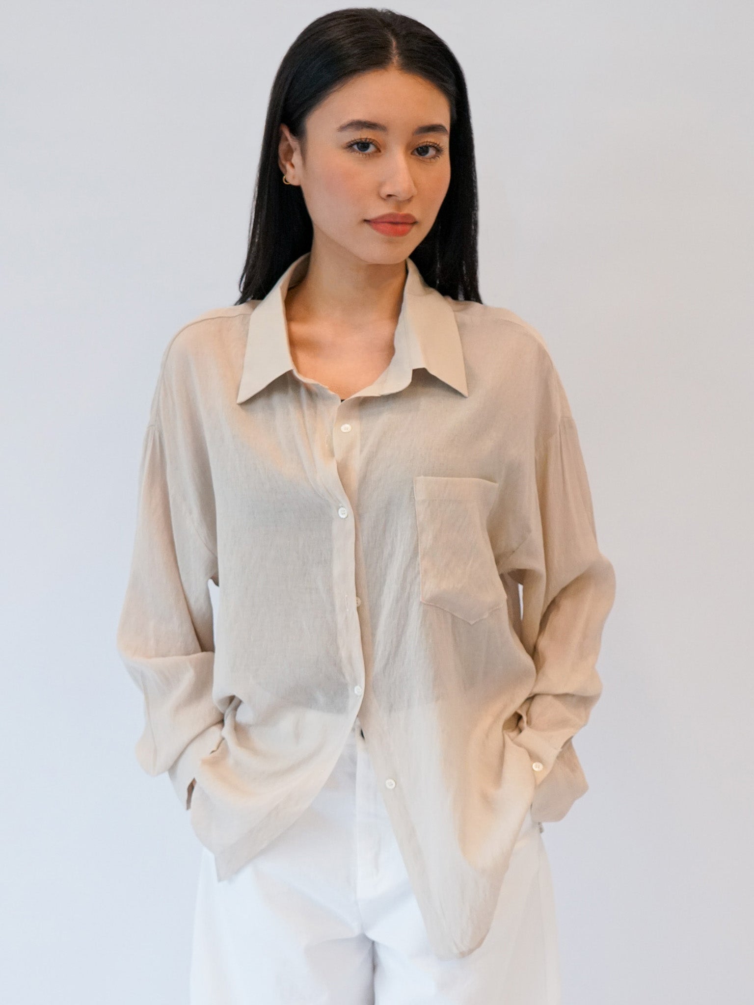 Oversized Collared Shirt