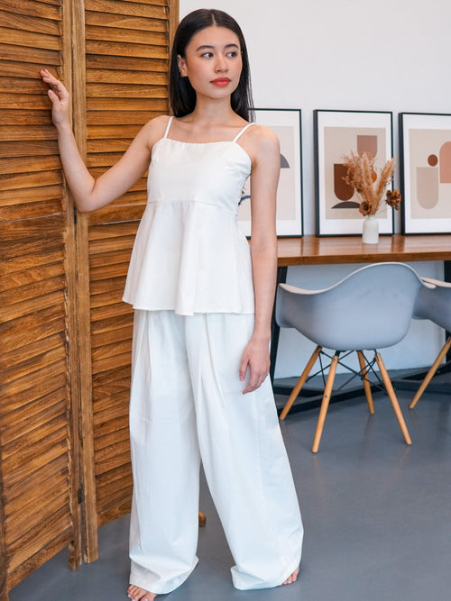 Cotton Peplum Set