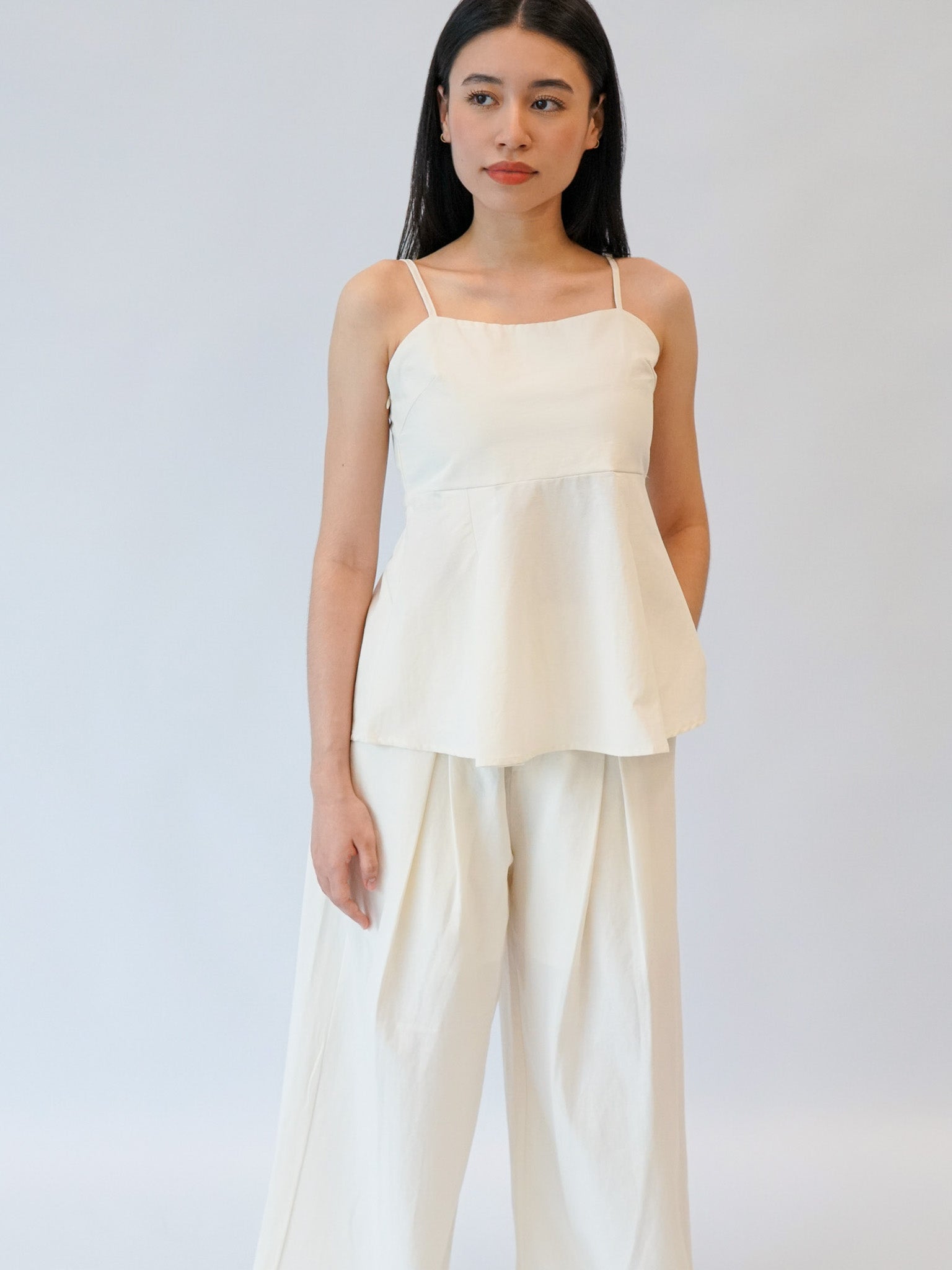 Cotton Peplum Set