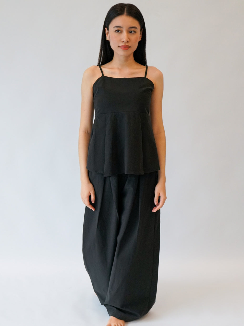Cotton Peplum Set