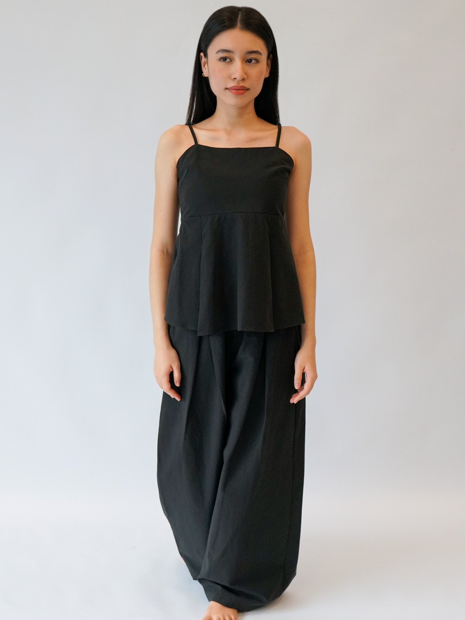 Cotton Peplum Set