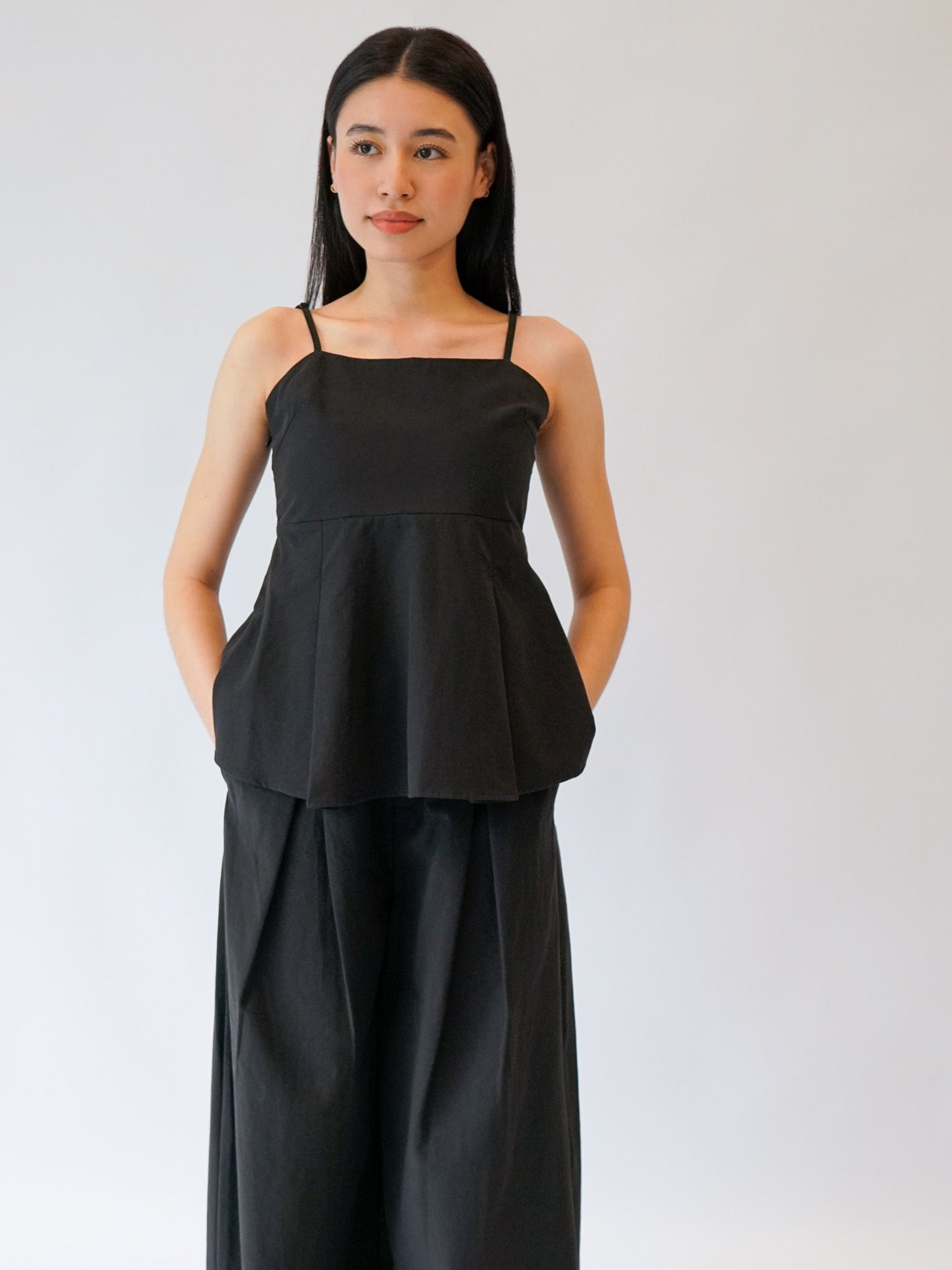 Cotton Peplum Set