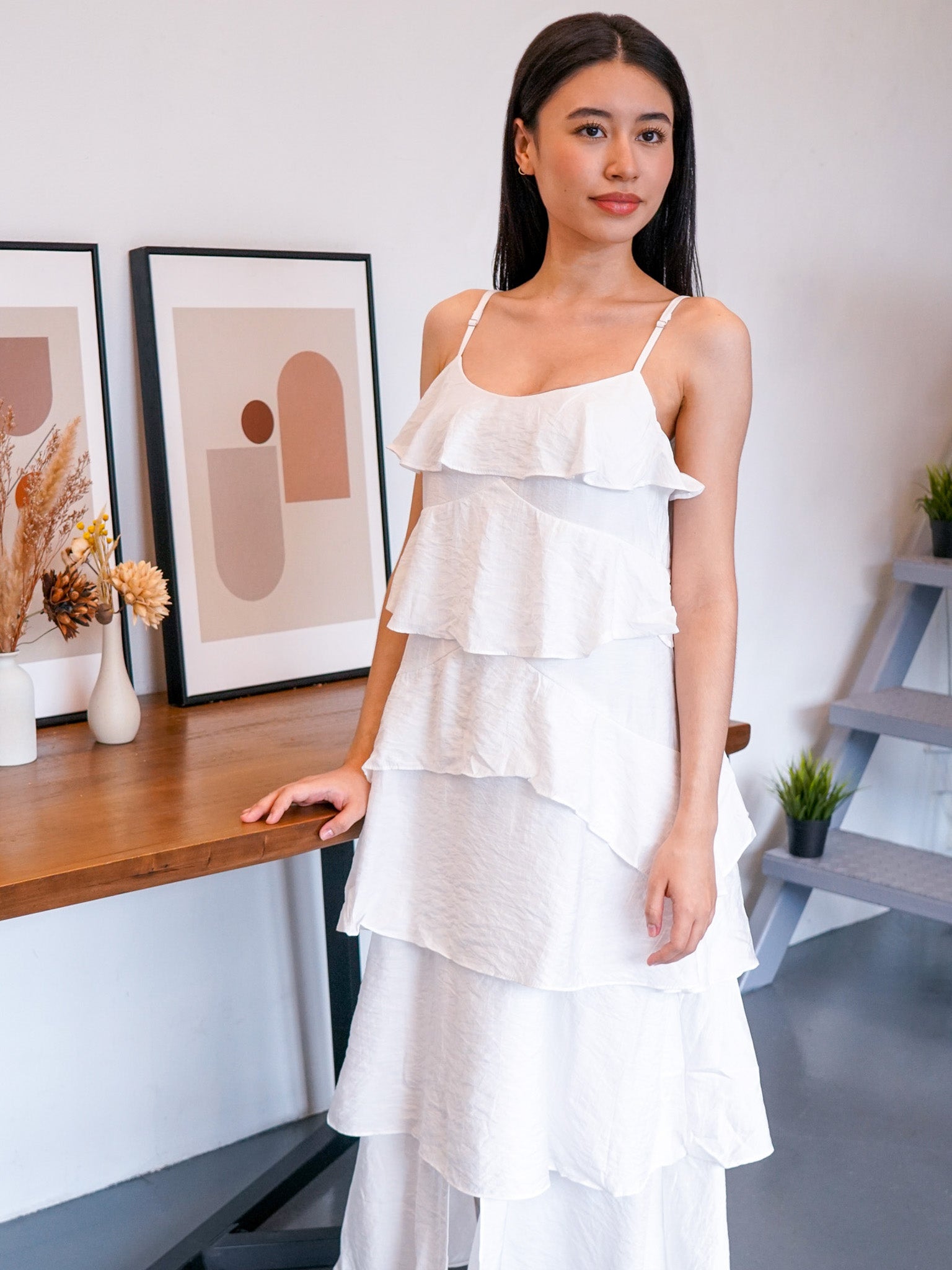 Ruffle Maxi Dress